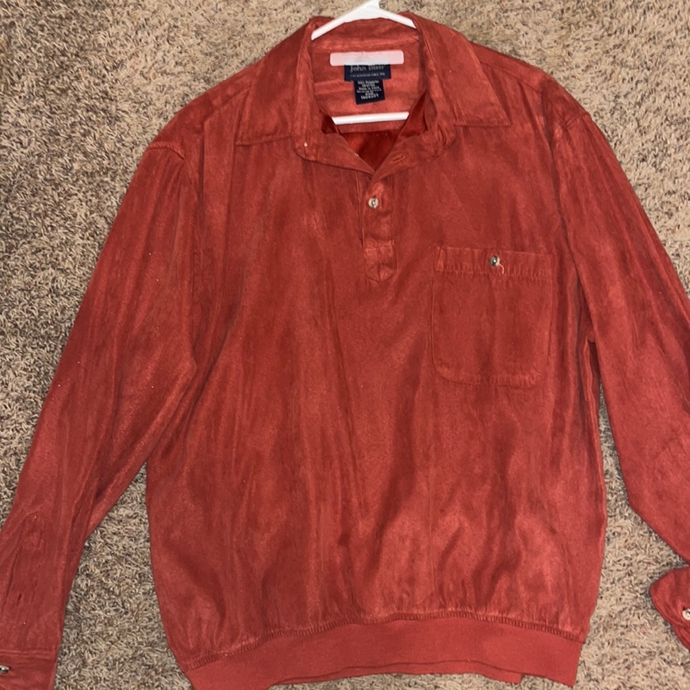 VINTAGE JOHN BLAIR QUARTER BUTTON PULLOVER